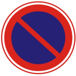 禁止车辆长时停放:禁止车辆长时停放，临时停放不受限制。禁止车辆停放的时间、车种和范围可用辅助标志说明。