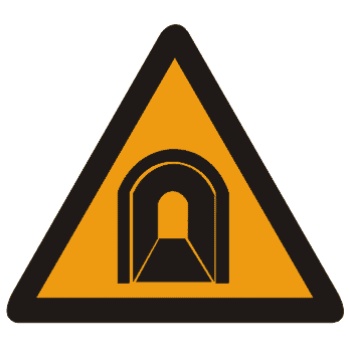 隧道:此标志设在进入隧道前的适当位置。